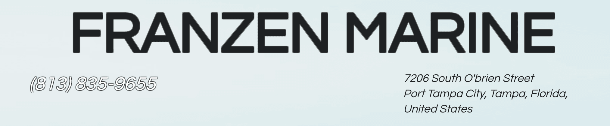Franzen Marine - 7206 S Obrien St, Tampa, FL 33616 logo