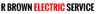 R Brown Electric Service logo