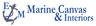 E & M Marine Canvas & Interiors logo