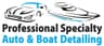 Professional Specialty Auto and Boat Detailing logo