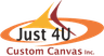 Just 4U Custom Canvas logo