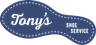 Tony's Shoe Service logo