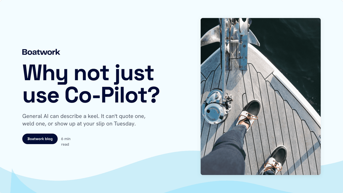 Why Not Just Use Copilot? A Guide for Marine Businesses