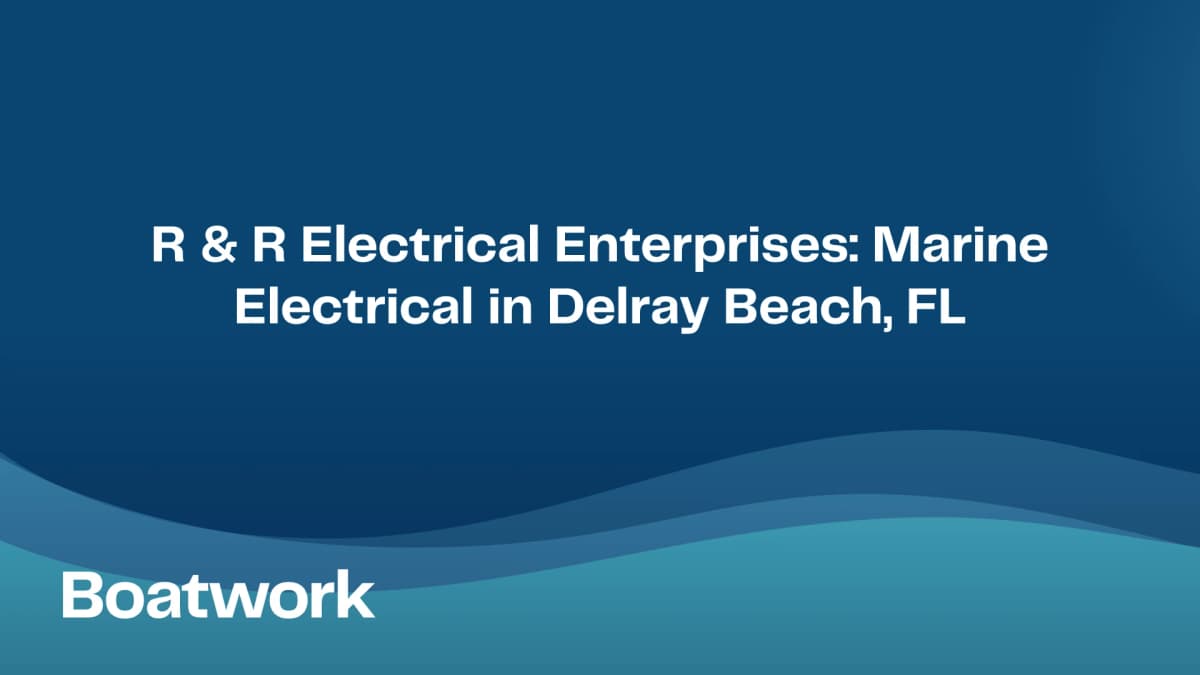 R & R Electrical Enterprises: Marine Electrical in Delray Beach, FL
