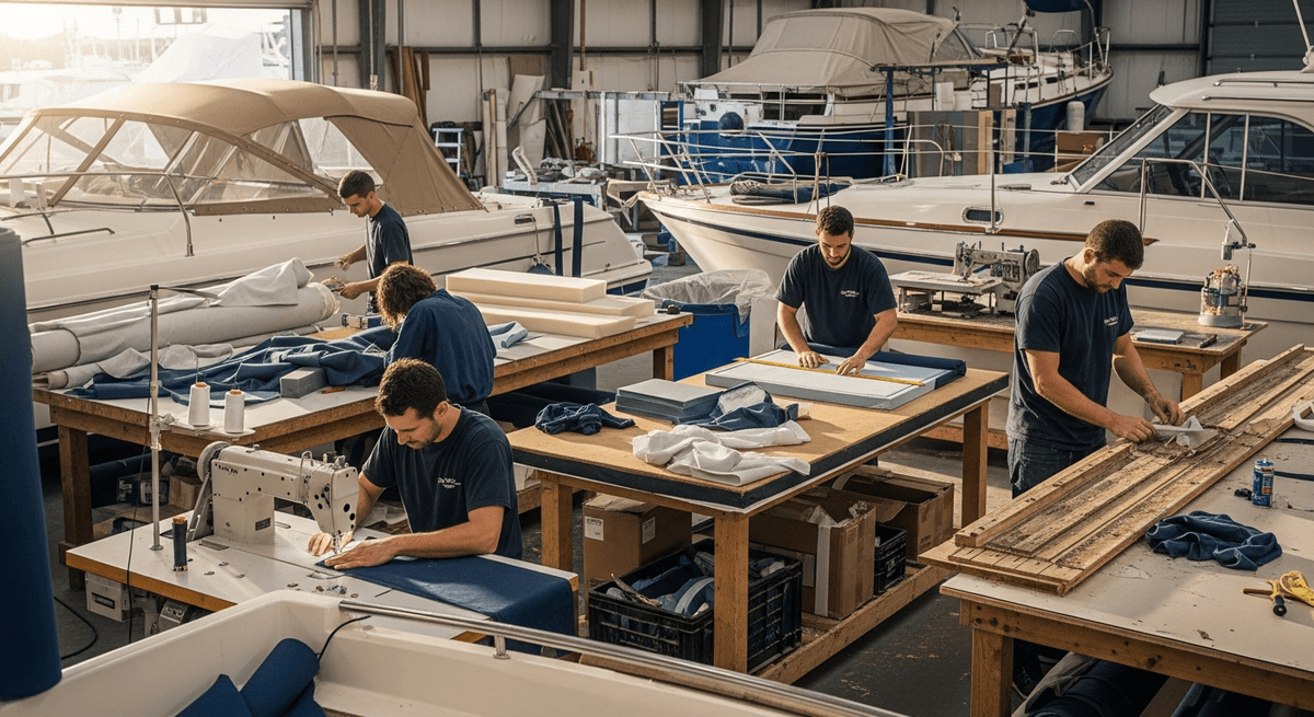 Marine Canvas, Covers & Upholstery